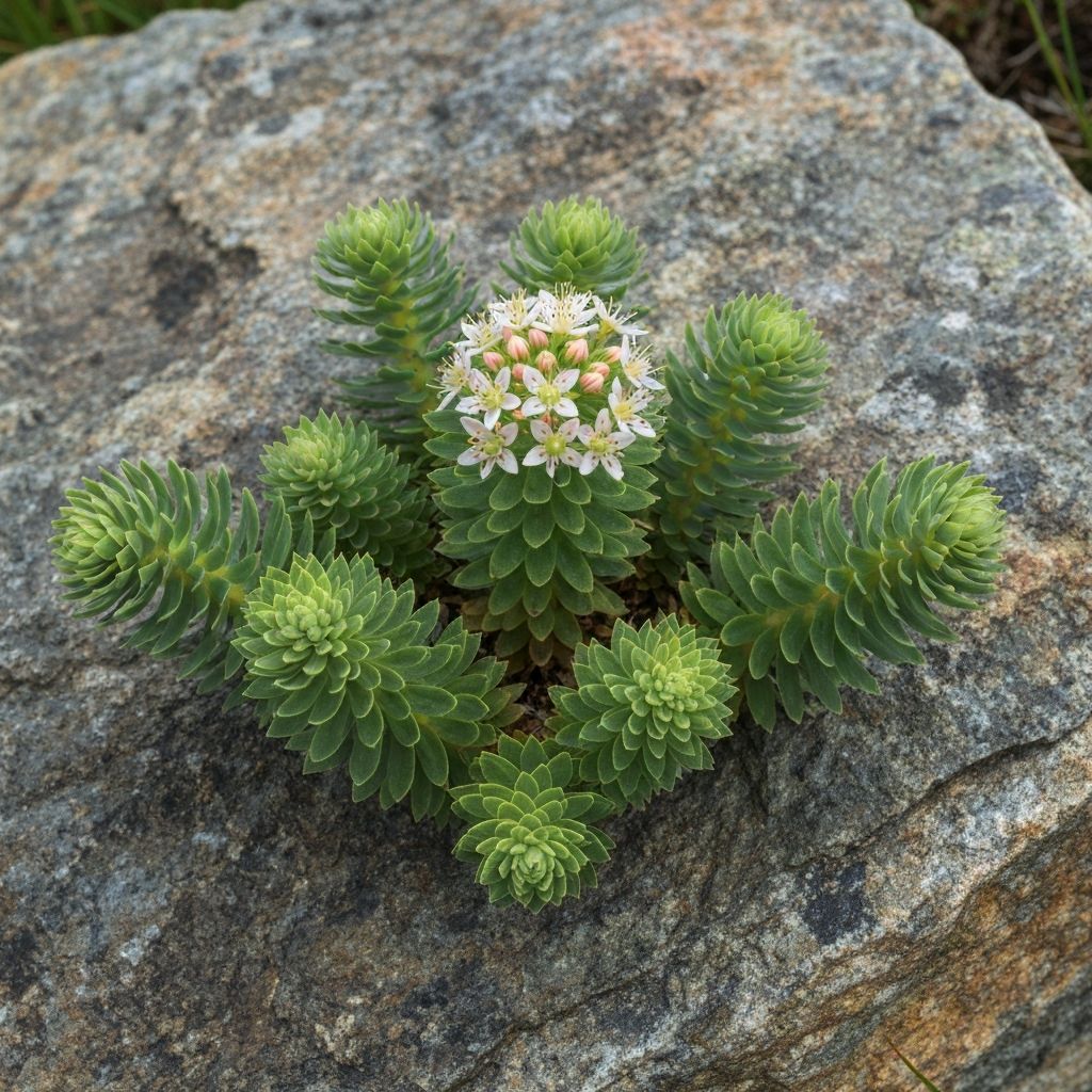 Rhodiola rosea alpine Pflanze